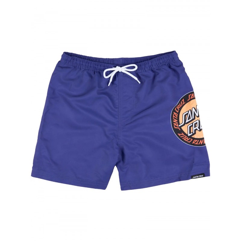 SANTA CRUZ MAILLOT JUNIOR OUTER RINGED DOT navy