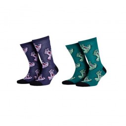SANTA CRUZ CHAUSSETTES MULTI HAND verdigris navy