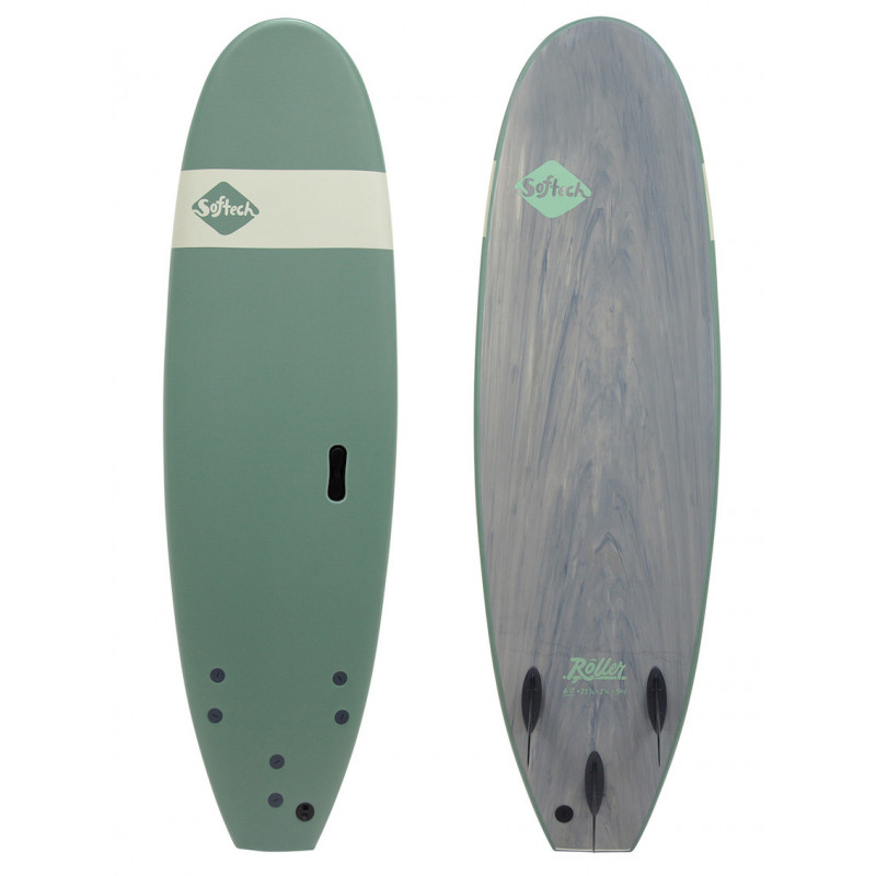 SOFTECH SURF MOUSSE ROLLER 7'6 Smoke green