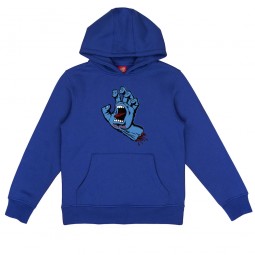 SANTA CRUZ  SWEAT JUNIOR  SCREAMING HAND HOOD  Cobalt