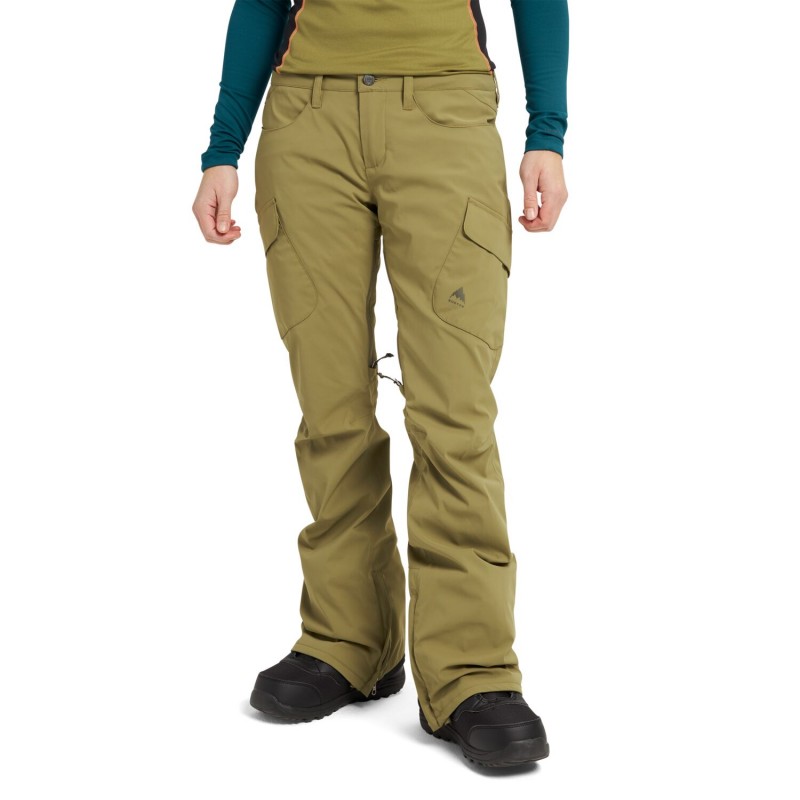 BURTON FEMME PANTALON NEIGE GORE TEX GLORIA olive