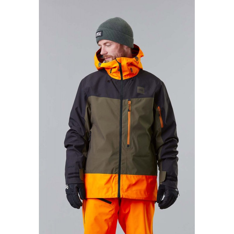 PICTURE VESTE NEIGE BROADER 3L dark army green