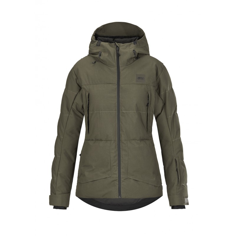 PICTURE FEMME VESTE NEIGE LEMENT Dark Army Green