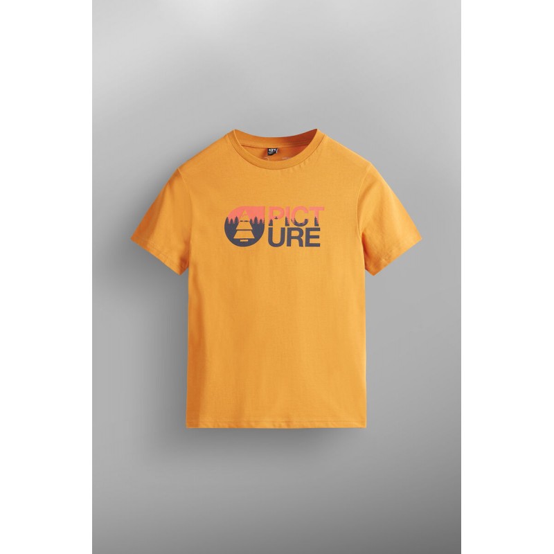 PICTURE TEE SHIRT JUNIOR BASEMENT camel