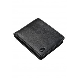 NIXON PORTE-FEUILLE CUIR PASS COIN Black