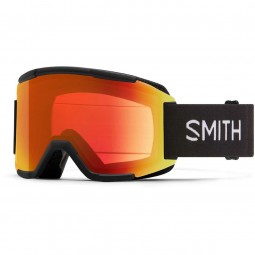 SMITH MASQUE DE NEIGE SQUAD S PHOTOCHROMIC Black Red mirror