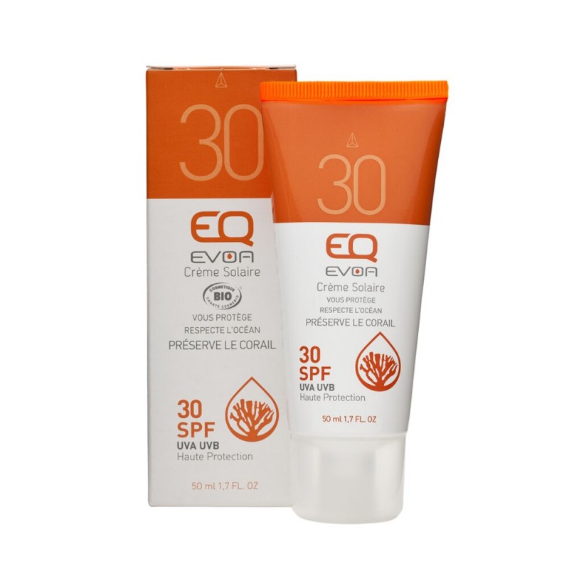 EQ TUBE CREME SOLAIRE BIO WATER RESISTANT 50ML 30 SPF