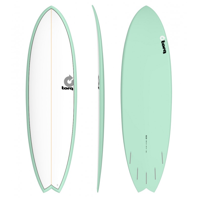 TORQ SURF FUNBOARD 7'6" Seagreen