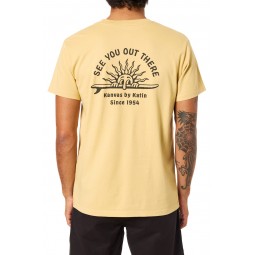 KATIN TEE SHIRT SUNNY Butter sand wash