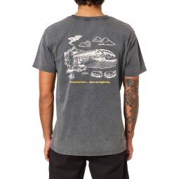 KATIN TEE SHIRT STONE AGE Black sand wash