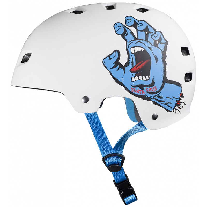 SANTA CRUZ CASQUE SCREAMING HAND Blanc