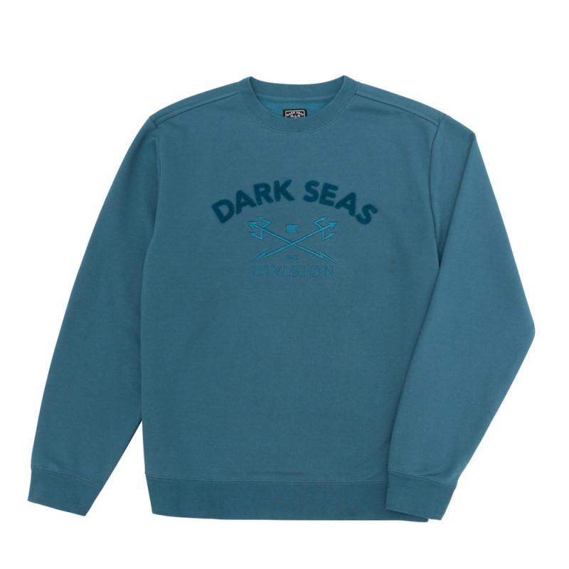DARK SEAS SWEAT MASON Dark teal